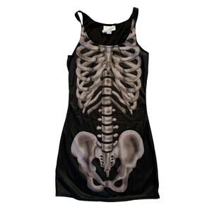 Skeleton dress costume NWT